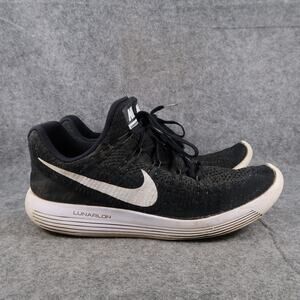 Nike Shoes Mens 7 Lunarepic Flyknit 2 Athletic Trainer Running Sneaker Black